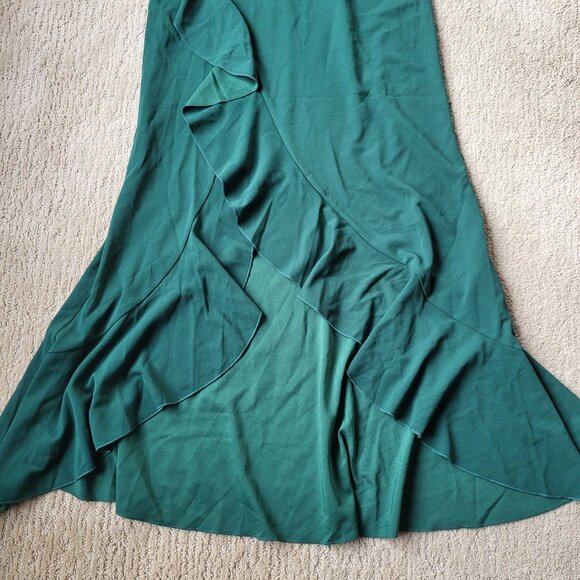 Women's Formal One-Shoulder Ruffle Maxi Dress - NWT - 2XL - Picture 7 of 10